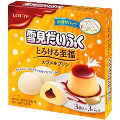 Yukimi Daifuku Torokeru Shifuku Caramel Pudding